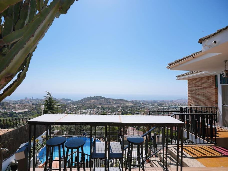 A+View Private Terrace Private Pool Family Fun Villa Badalona Exterior foto